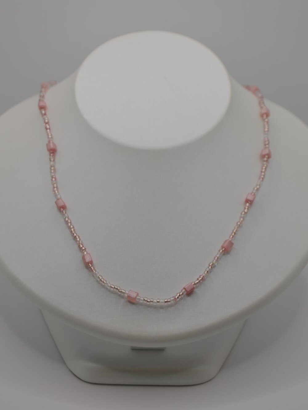 Pink Beaded Necklace